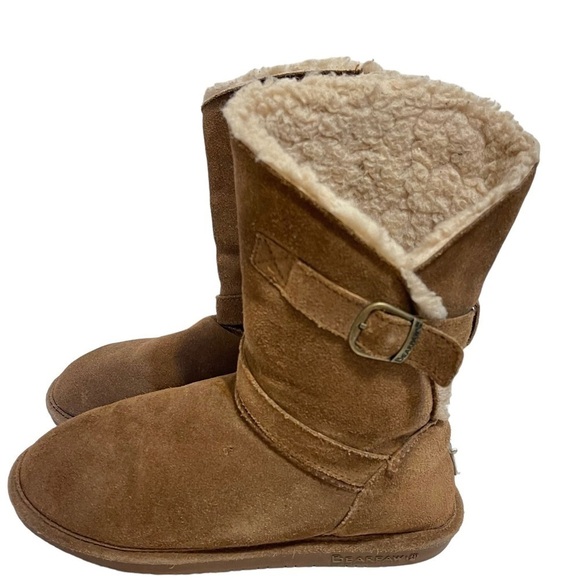 Women’s BEARPAW Suede Tatum Wool Lined Boots - Picture 2 of 6